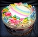 Rainbow Atomic Cake